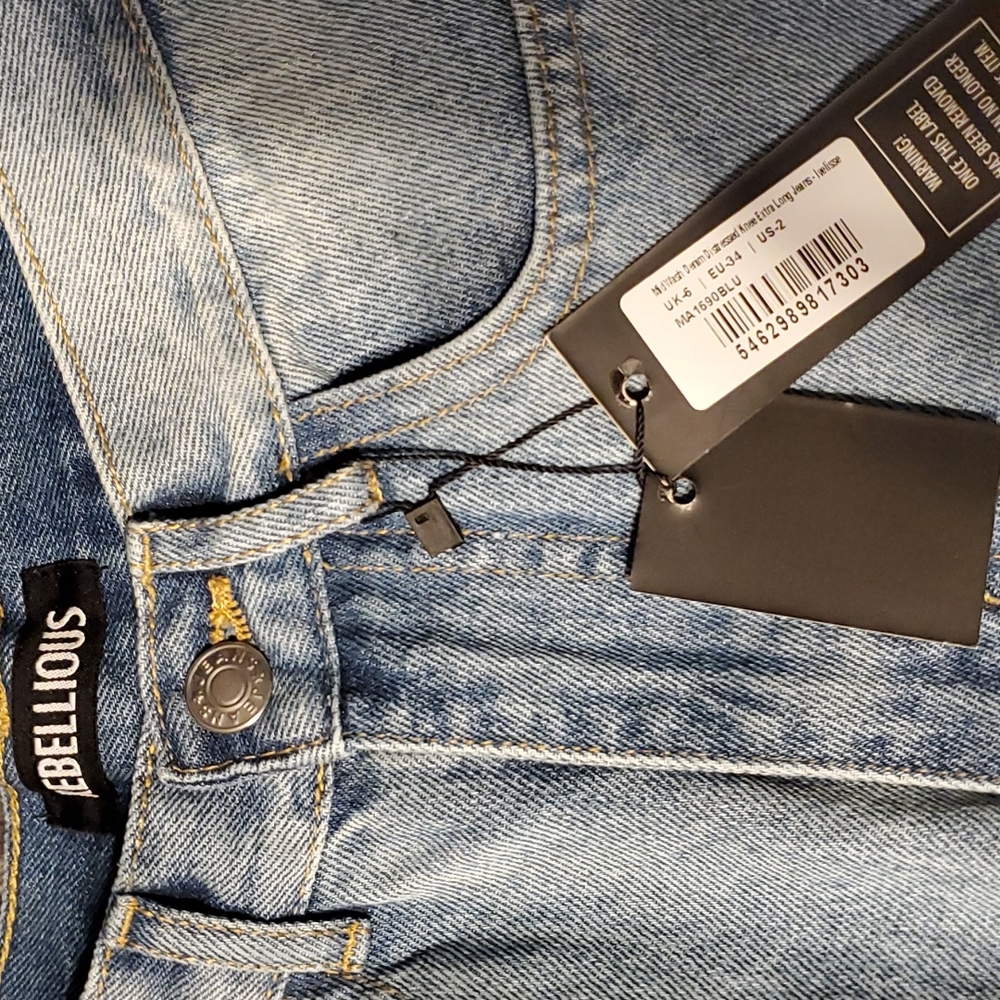Rebellious jeans, size 2, extra long